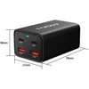 200W GaN snellader met EU-stekker – 6 poorten (3x USB-C + Productafbeelding-voorbeeld 2