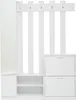 Set guardaroba Sweiko 135x25x180 cm con specchio, armadio Anteprima dell’immagine prodotto 14