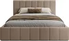 A bed with bedding and pillows, presented against a white background. Náhled obrázku produktu