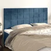 vidaXL Kopfteil Dunkelblau 180x5x118/128 cm Samt Produktbild-Vorschau 2