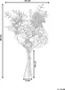 BELIANI Kunstblumenstrauß Rosa 60 cm Hochwertig wie Echt Produktbild-Vorschau 3