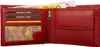 Porte-monnaie en cuir nappa Porte-titres rouge uni Voir les images du produit 1