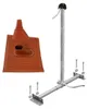 PremiumX BASIC Dachsparrenhalter 100cm SAT Mast Alu Produktbild-Vorschau 1