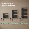 S'AFIELINA Handtuchheizkörper elektrisch mit Ablage Produktbild-Vorschau 2