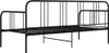 vidaXL Rám rozkladacej pohovky čierny kovový 90x200 cm Náhľad obrázku produktu 4