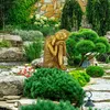 Relaxdays Statua di Buddha da giardino, resistente alle Anteprima dell’immagine prodotto 2