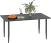 Outsunny tuintafel, 150x90 cm, balkon tafel van staal, Productafbeelding-voorbeeld 10