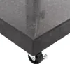 Base per Parasole in Granito 30 kg Quadrata Nera Anteprima dell’immagine prodotto 4