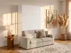 Schrankbett + Sofa + Matratze - 160 x 200 cm - Manuelle Produktbild-Vorschau 2