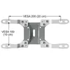 VESA Adapterplatte für LCD LED OLED Fernseher Wandhalterung Produktbild-Vorschau 3