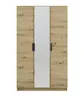 PAWS MOBEL Armadio inclinabile in rovere Artisan 150x52x200 Anteprima dell’immagine prodotto 3