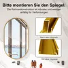 INONEFT Miroir mural ovale, 75 x 50 cm, miroir de Voir les images du produit 12
