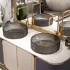 Rea Aufsatzwaschbecken Cristal Grey 39 mit silberem Ring Produktbild-Vorschau 2