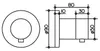 Keuco 2-Wege-Ab-/Umstellventil IXMO DN 15, UP, mit Griff Produktbild-Vorschau 3