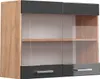 Kuchynská sklenená skrinka Vicco R-Line Antracit vysoký Náhľad obrázku produktu 1