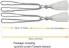 Embrasse pour rideaux cordon gland avec franges set 4 Voir les images du produit 3