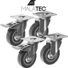 Malatec 22537 Sada Transportních otočných koleček 70 mm, 4 Náhled obrázku produktu 10