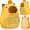 Capybara Réveil Veilleuse de bureau Minuteur Snooze LED USB Voir les images du produit 2