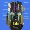 A gaming mouse with labels pointing out its features. Produktbild-Vorschau