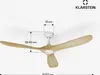Klarstein Smart stropný ventilátor, priemer 152 cm, Náhľad obrázku produktu 8
