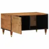 A product shot of a wooden cabinet with one door open, showing the interior. Produktbild-Vorschau