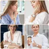Damenuhr Kunstleder, Damen Analog Quarz Uhr mit Kunstleder Produktbild-Vorschau 3
