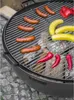 Griglia con 4 maniglie in acciaio grezzo da 60 cm per Anteprima dell’immagine prodotto 10