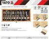 Yato YT-33837, Sada, Vrtačka, Dřevo, Uhlíková ocel, Náhled obrázku produktu 7
