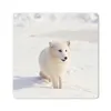MuchoWow® Mauspad Mousepad Fuchs - Schnee - Weiß 30x30 cm - Produktbild-Vorschau 1