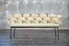 KAWOLA Bank MONTY Sitzbank 240cm Velvet cremeweiß Produktbild-Vorschau 1