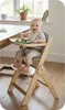 NUKIDO höhenverstellbarer Hochstuhl Babystuhl aus Holz Produktbild-Vorschau 8