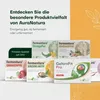 A marketing image showcasing a variety of AuraNatura Fermentura products, with text highlighting the brand's product diversity and quality. Produktbild-Vorschau