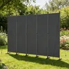 FIVMEN Paravent Outdoor wetterfest mit Heringen und Produktbild-Vorschau 1