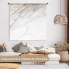 MuchoWow® Wandteppich Wandbehang Marmor - Stein - Weiß - Produktbild-Vorschau 2