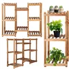 Soporte para plantas, escalera de madera para plantas, Vista previa de la imagen del producto 9
