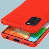 A red smartphone case is shown from a diagonal angle, with the phone inside partially visible. Produktbild-Vorschau
