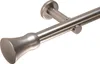 A close-up studio shot of a single curtain rod with a decorative end piece. Produktbild-Vorschau