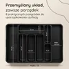 Deleca regulowany organizer na sztućce 8 przegródek, wkład Podgląd zdjęcia produktu 5