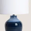 Tischlampe Keramik Botijo Dunkles Blau Produktbild-Vorschau 5