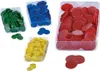 TimeTEX Kunststoff Plättchen vollfarbig, einfarbig, 100 Produktbild-Vorschau 1
