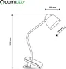 LUMILED LED 5W Lampe de bureau Noir Dimmable Changement de Voir les images du produit 5