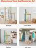 SucceBuy Support vertical pour planches de surf en bois Voir les images du produit 6
