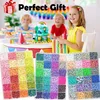 Schmuckset Bastelperlen, 72 Farben 11520 Stück Perlen Set, Produktbild-Vorschau 7