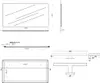 Badspiegel 120x60 mit LED Spiegelaufsteckleuchte Produktbild-Vorschau 4