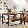 Jedálenský stôl pre 4 osoby, kuchynský stôl, 120 X 75 X 75 Náhľad obrázku produktu 6