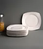 Speiseteller - 28 x 28 cm - Weiß - Bone China - eckig - 8er Produktbild-Vorschau 5
