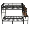 Flieks Etagenbett 90x200cm mit Schreibtisch und Ablagen, Produktbild-Vorschau 11