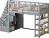 Letto a castello Merax 90x200 cm in legno massello con Anteprima dell’immagine prodotto 9