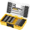 A set of Dewalt screwdriver bits in a yellow and clear plastic case. Produktbild-Vorschau