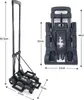 Mini-chariot à sacs, pliable, chariot à bagages avec roues, Voir les images du produit 5
